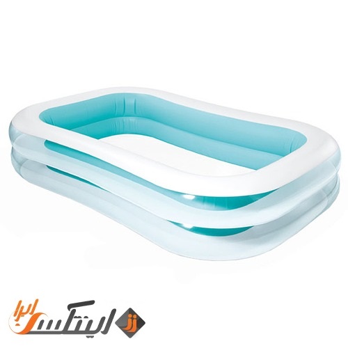استخر بادی آبی فیروزه ای سایز بزرگ شفاف