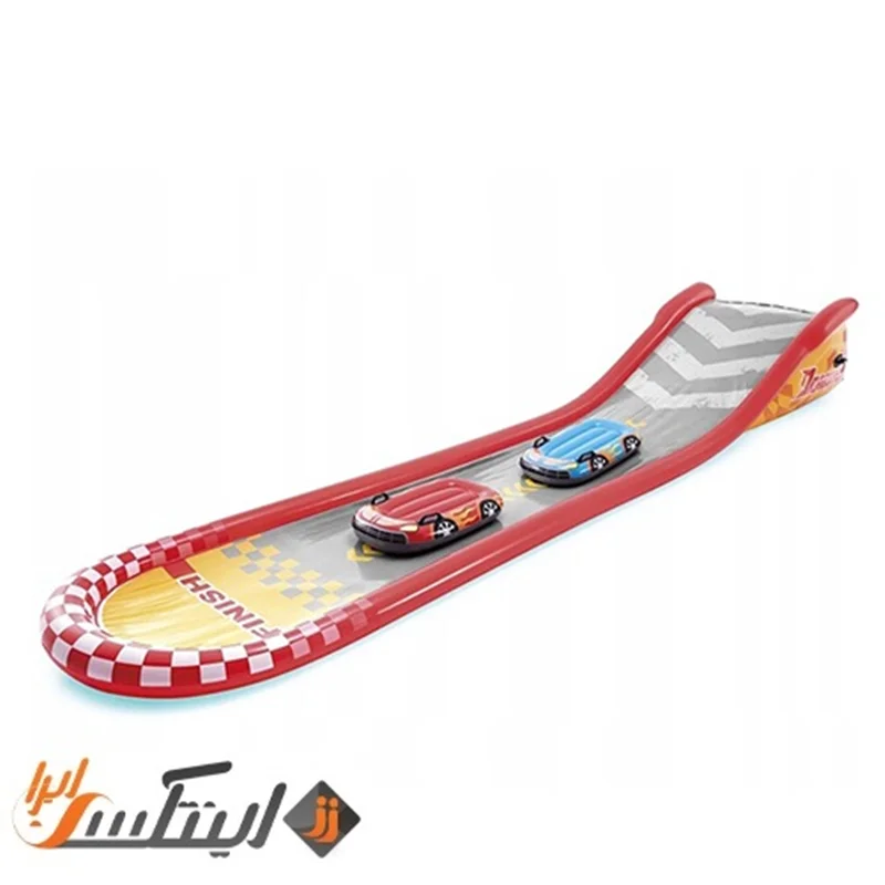 سرسره بادی بزرگ مدل Racing fun slide اینتکس