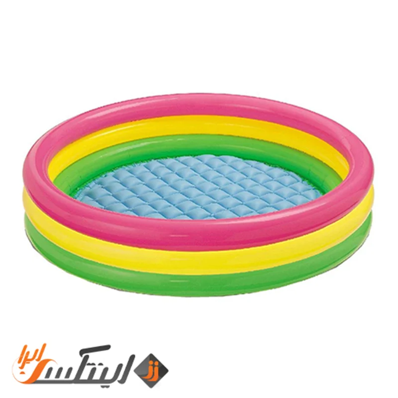 استخر بادی کودک رنگارنگ گرد اینتکس