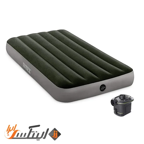 تشک بادی تک نفره PRESTIGE DOWNY پمپ باد باتری خور