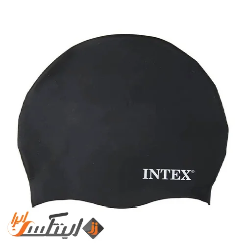 کلاه شنا مشکی اینتکس