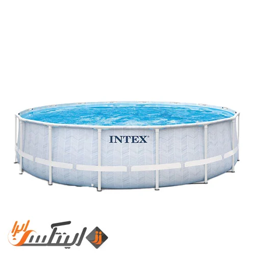 استخر پیش ساخته گرد 122*488 مدل Chevron اینتکس