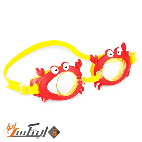 عینک شنا کودک 3 تا 8 سال طرح خرچنگ