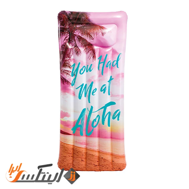 تشک بادی روی آب مدل جزیره intex 58772