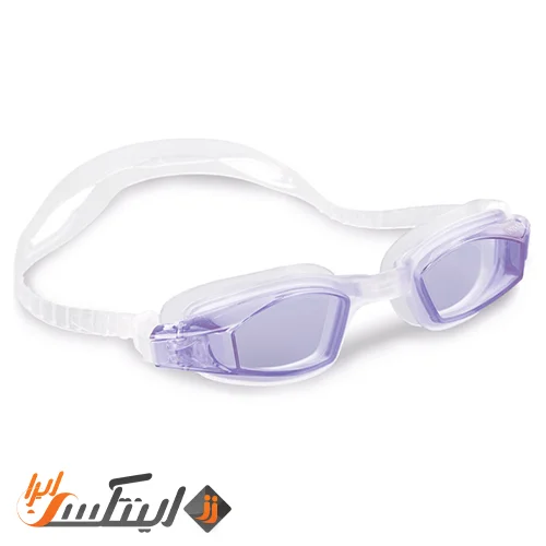 عینک شنا بالای 8 سال ضد بخار بنفش اینتکس