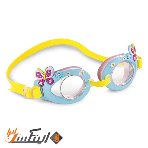 عینک شنا کودک 3 تا 8 سال طرح پروانه