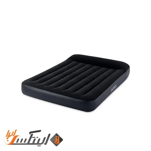 تشک بادی اینتکس دونفره بالش دار مشکی