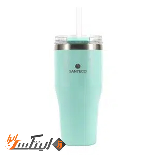 ماگ دو جداره سانتکو 590 ml  رنگ سبزابی مدل ESCAPE