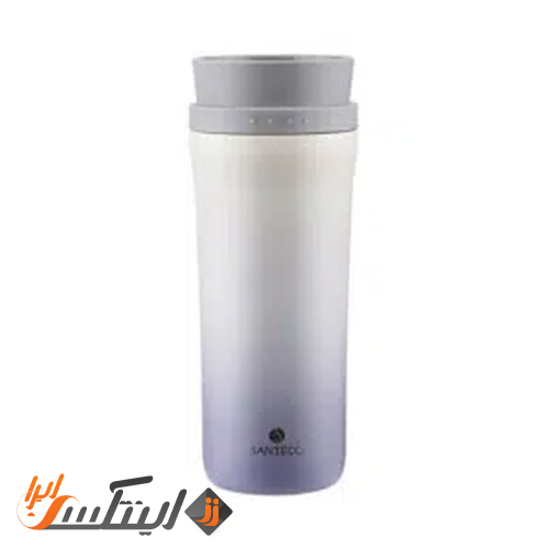 ماگ دوجداره 480 ml سانتکو رنگ کرم بنفش مدل Odda Caffee