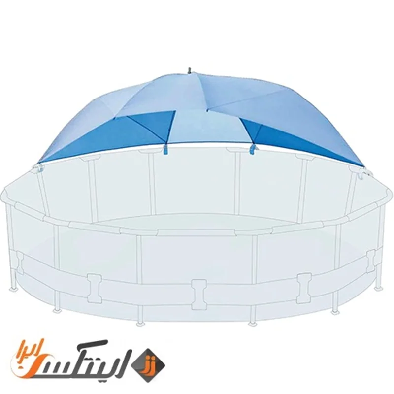 سایبان استخر پیش ساخته نیم دایره اینتکس
