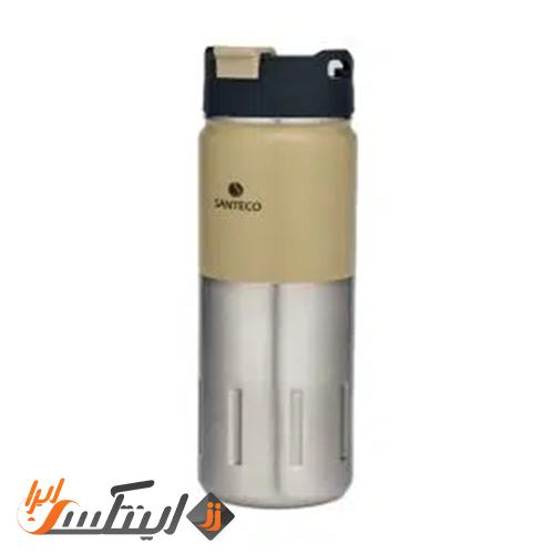 فلاسک دوجداره 500 ml سانتکو رنگ خاکی مدل Kotka
