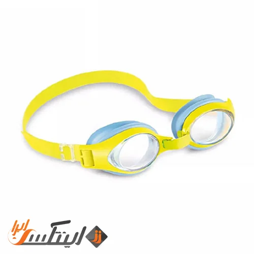 عینک شنا بچه گانه سه تا هشت سال زرد و آبی