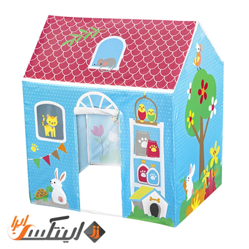 چادر بازی کودک بست وی طرح کلبه آبی