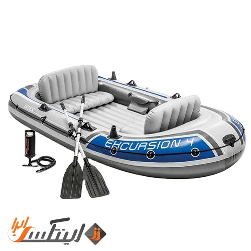 قایق بادی اکسکروشن 4 نفره Intex 68324 تولید 2024