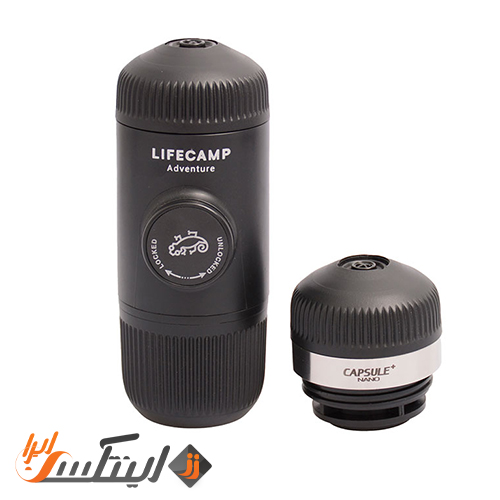 اسپرسوساز سفری دو کاره لایف کمپ مدل نانو کپسول مشکی