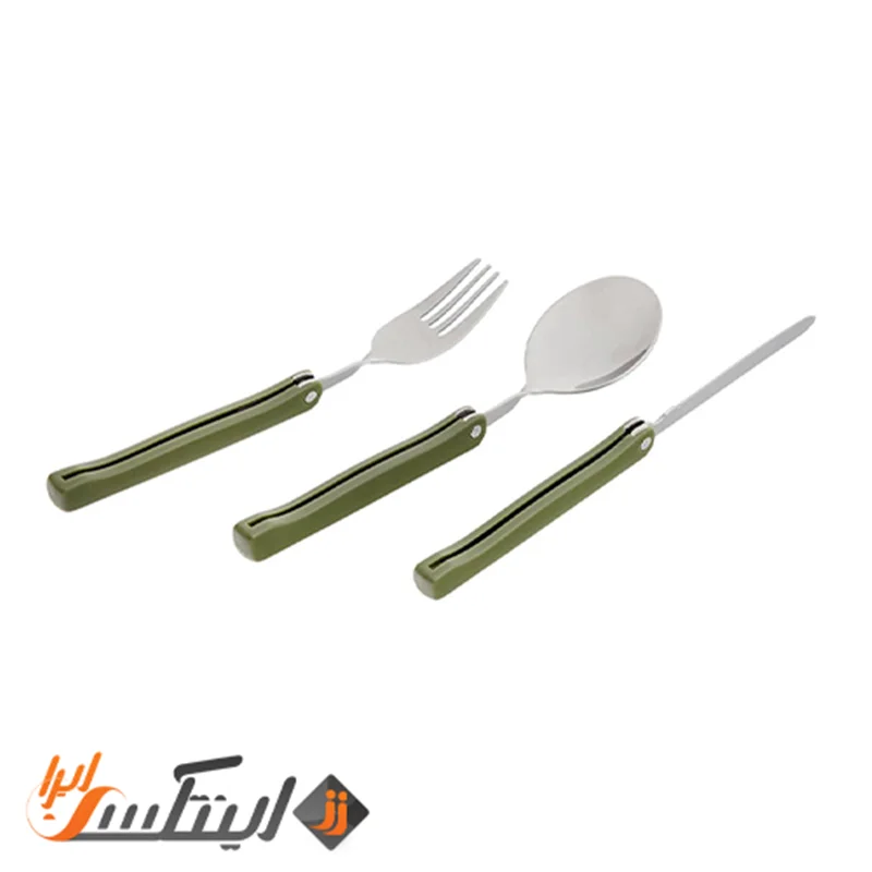 ست قاشق و چنگال و چاقوی کوهنوردی
