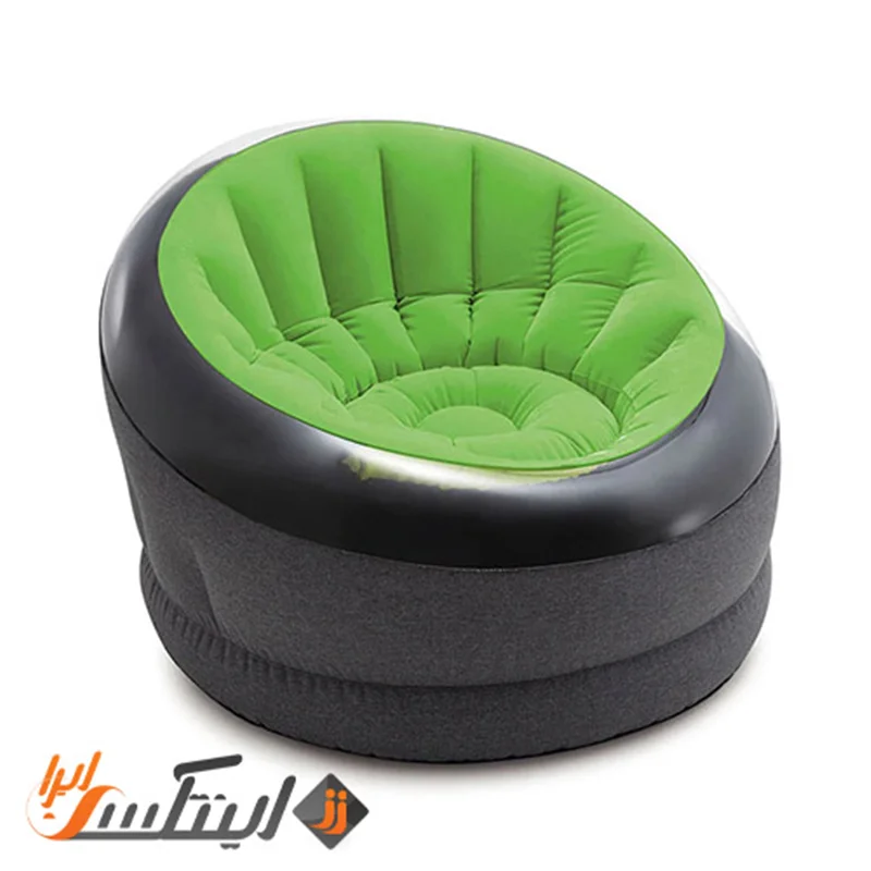 مبل بادی یک نفره صدفی سبز intex 66582