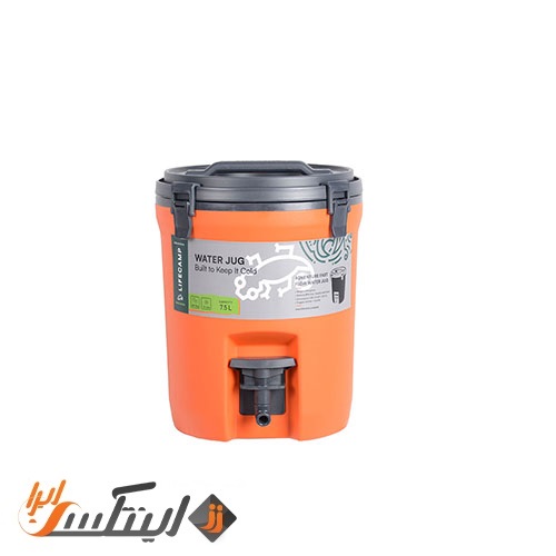 کلمن لایف کمپ مدل WATER JUG نارنجی