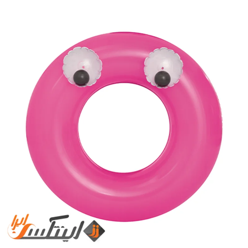 حلقه شنا بادی چشم دار صورتی بست وی