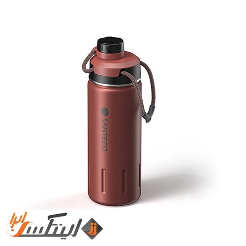 فلاسک دوجداره 950 میلی لیتری Ktwo سانتکو رنگ قرمز