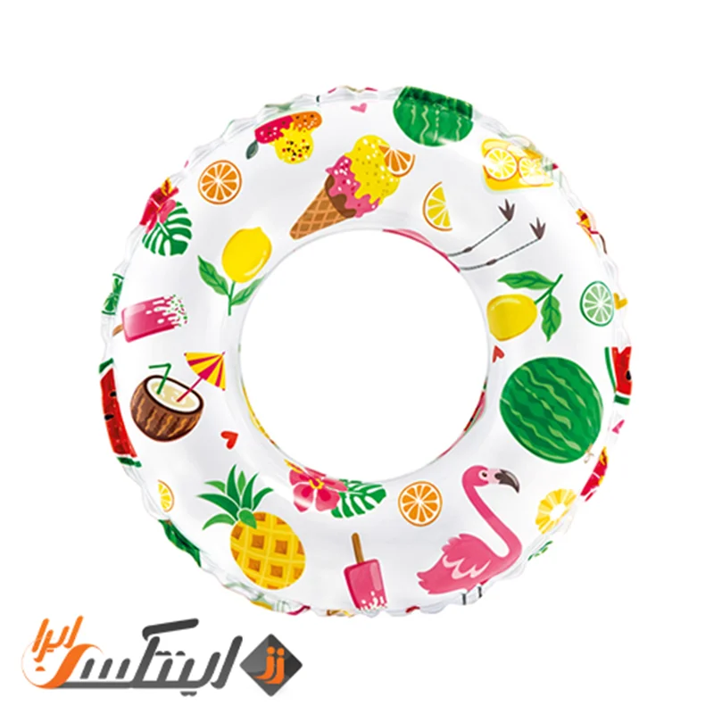 حلقه شنا بادی کودک قطر 51 طرح هاوایی