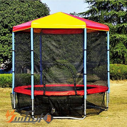 ترامپولین فضای باز سایبان دار قطر 3 متر