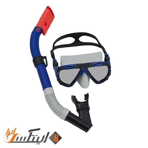 اسنورکل و ماسک شنا بزرگسال Hydro-Pro آبی بست وی