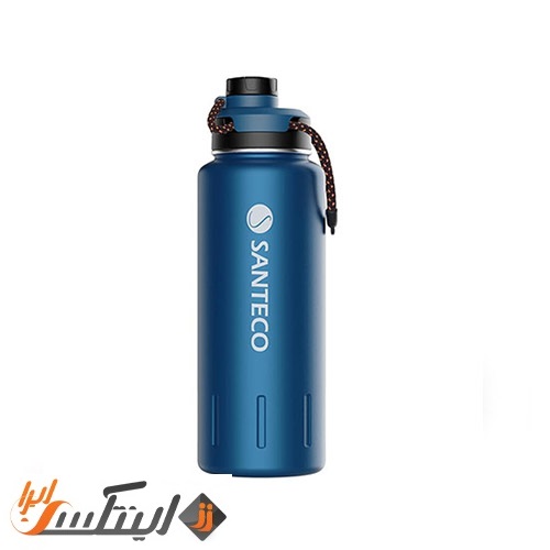فلاسک دوجداره 950 میلی لیتری Ktwo سانتکو رنگ آبی