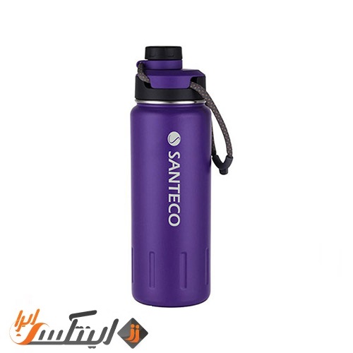 فلاسک دوجداره 950 میلی لیتری Ktwo سانتکو رنگ بنفش