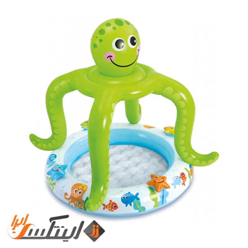 استخر بادی سایبان دار کودک طرح اختاپوس