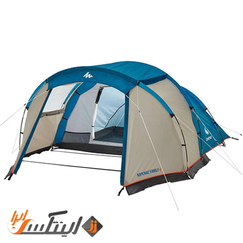 چادر مسافرتی 4 نفره کچوا مدل Arpenaz Family 4