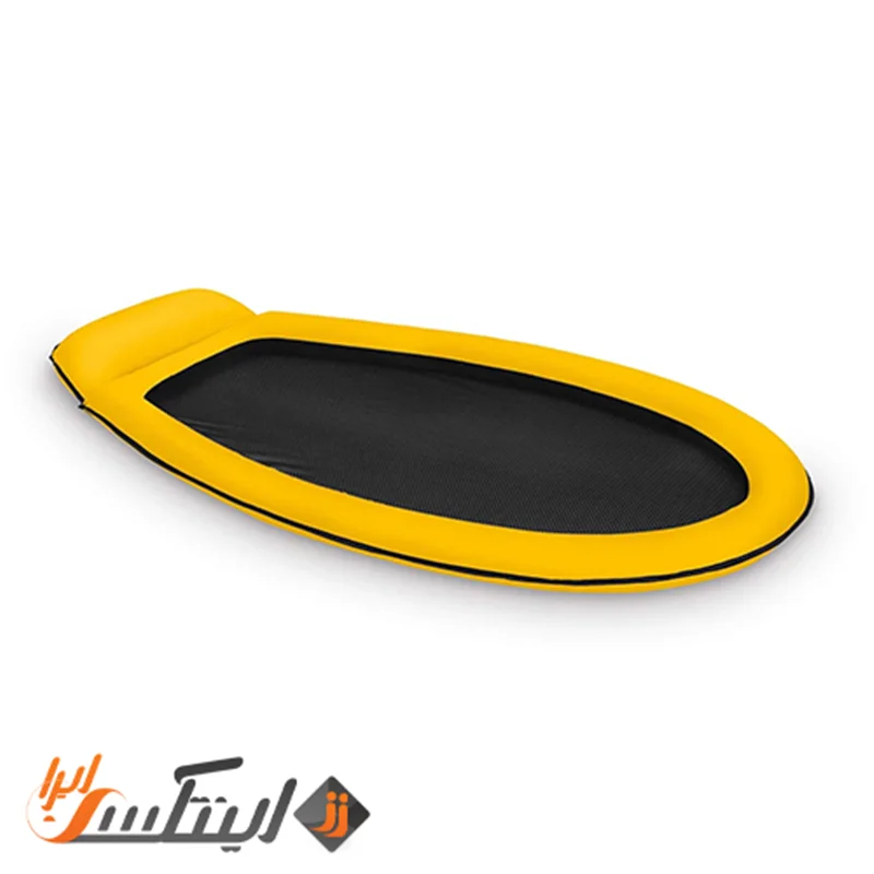 تشک بادی استخری مدل ریلکسی زرد رنگ