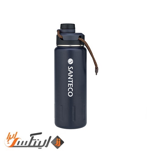 فلاسک دوجداره 950 میلی لیتری Ktwo سانتکو رنگ سورمه ای