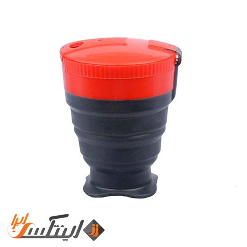 لیوان تاشو لایف کمپ قرمز